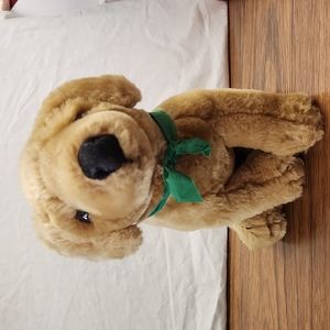 Anico Prod. Golden Yellow Lab Retriever Puppy Dog 8" Plush Stuffed Animal